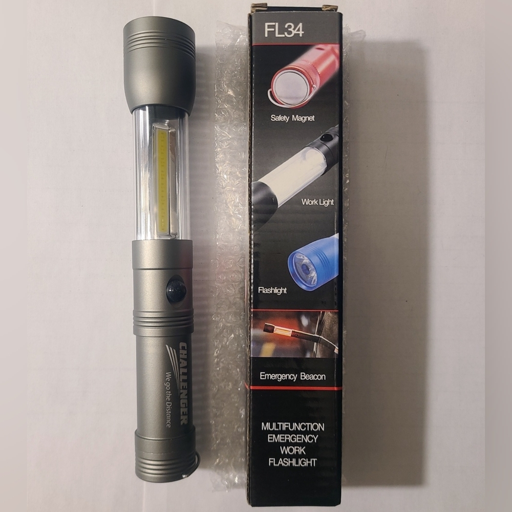 BNIB - Multifunction Emergency Beacon Work LED Flashlight
